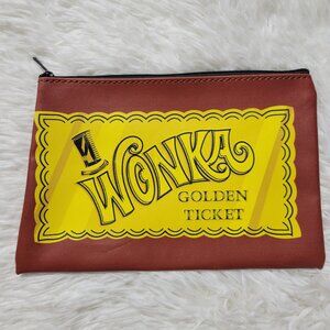 Wonka Golden Ticket Zipper Pouch